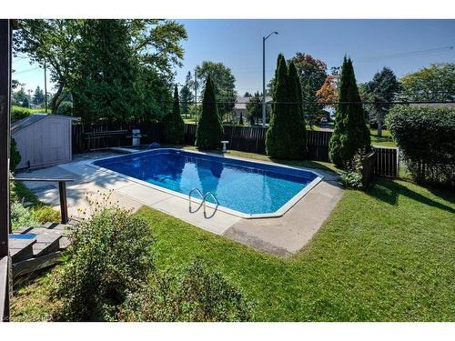 895 Percy Crescent, Kingston, ON - Outdoor With In Ground Pool With Backyard