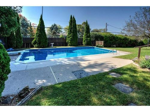 895 Percy Crescent, Kingston, ON - Outdoor With In Ground Pool With Backyard