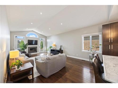 1231 Lisbon Place, Kingston, ON - Indoor Photo Showing Living Room With Fireplace