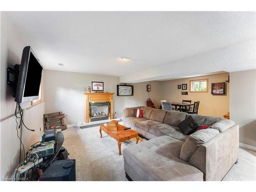 2354 Wallbridge-Loyalist Road, Quinte West, ON - Indoor Photo Showing Living Room With Fireplace