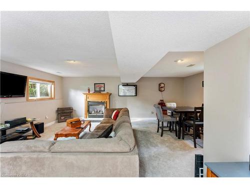 2354 Wallbridge-Loyalist Road, Quinte West, ON - Indoor Photo Showing Living Room With Fireplace