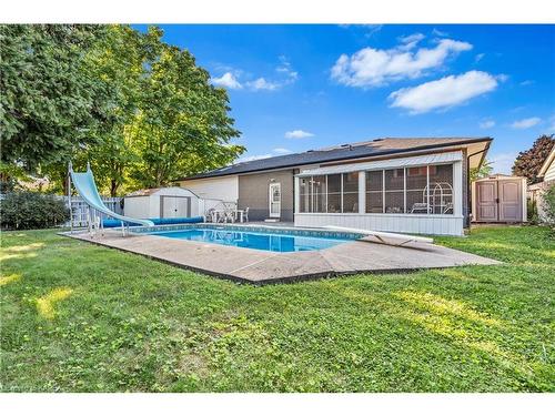 3 Morden Crescent, Amherstview, ON - Outdoor With In Ground Pool