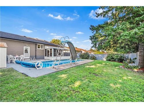 3 Morden Crescent, Amherstview, ON - Outdoor With In Ground Pool With Backyard