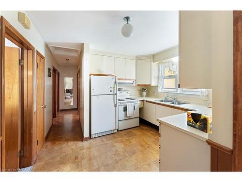 203 Arnold Street, Kingston, ON - Indoor Photo Showing Kitchen With Double Sink