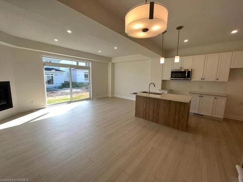 1433 Summer Street, Kingston, ON - Indoor Photo Showing Kitchen With Fireplace