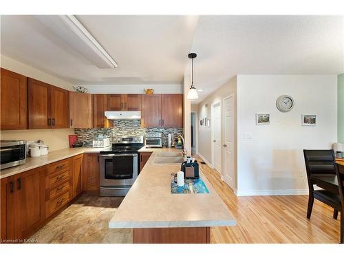 1072 Featherstone Court, Kingston, ON - Indoor Photo Showing Kitchen With Double Sink