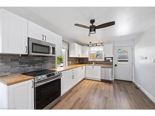 27 King Street, Lansdowne, ON - Indoor Photo Showing Kitchen With Double Sink