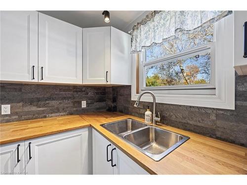 27 King Street, Lansdowne, ON - Indoor Photo Showing Kitchen With Double Sink