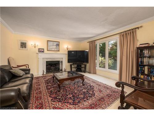 969 Mona Drive, Kingston, ON - Indoor Photo Showing Living Room With Fireplace