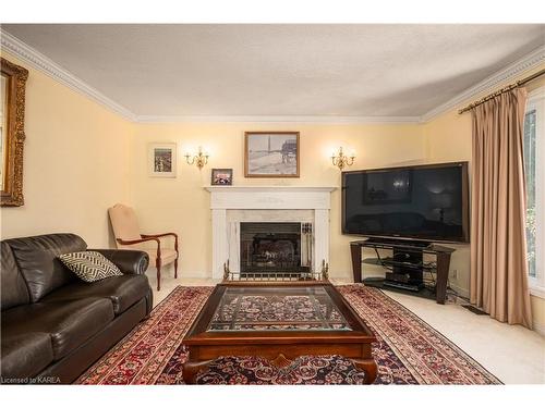 969 Mona Drive, Kingston, ON - Indoor Photo Showing Living Room With Fireplace