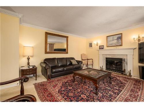 969 Mona Drive, Kingston, ON - Indoor Photo Showing Living Room With Fireplace