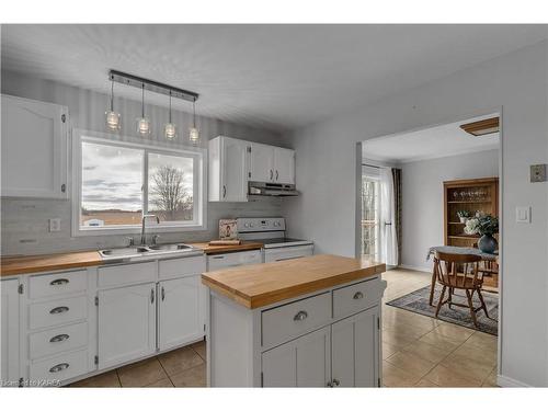 437 Haig Road, Gananoque, ON - Indoor Photo Showing Kitchen With Double Sink