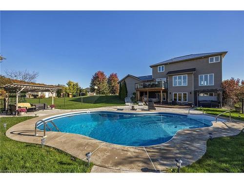 1403 Perradice Drive, Kingston, ON - Outdoor With In Ground Pool With Deck Patio Veranda With Backyard