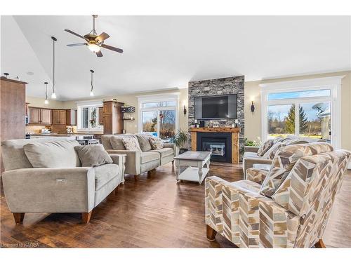 3994 Howes Road, Kingston, ON - Indoor Photo Showing Living Room With Fireplace