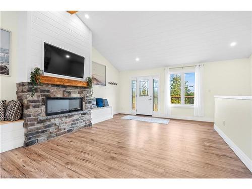 1995 Cordukes Road, Kingston, ON - Indoor Photo Showing Living Room With Fireplace