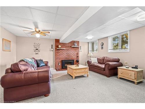 240 Somerset Drive, Bath, ON - Indoor With Fireplace