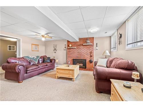 240 Somerset Drive, Bath, ON - Indoor With Fireplace