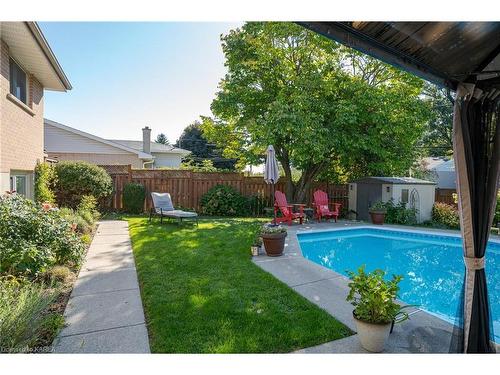 981 Hudson Drive, Kingston, ON - Outdoor With In Ground Pool With Backyard