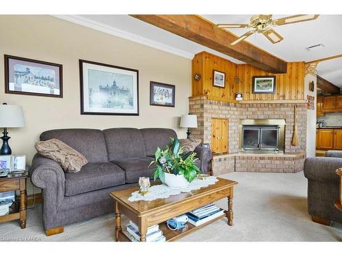 923 County Road 1 E, Napanee, ON - Indoor Photo Showing Living Room With Fireplace