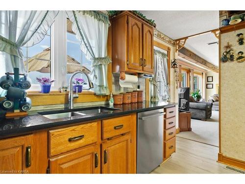 923 County Road 1 E, Napanee, ON - Indoor Photo Showing Kitchen With Double Sink