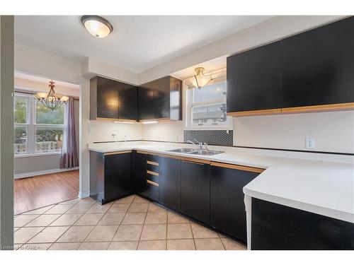 363 Waterloo Drive, Kingston, ON - Indoor Photo Showing Kitchen With Double Sink