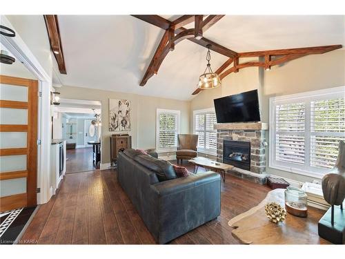 29 Pearl Street, Greater Napanee, ON - Indoor Photo Showing Living Room With Fireplace