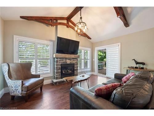 29 Pearl Street, Greater Napanee, ON - Indoor Photo Showing Living Room With Fireplace