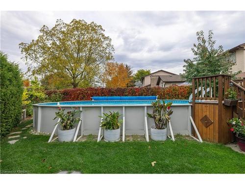 994 Westminster Place, Kingston, ON - Outdoor With Above Ground Pool With Backyard