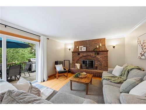 891 Safari Drive, Kingston, ON - Indoor Photo Showing Living Room With Fireplace