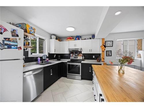 223 Guthrie Drive, Kingston, ON - Indoor Photo Showing Kitchen With Double Sink