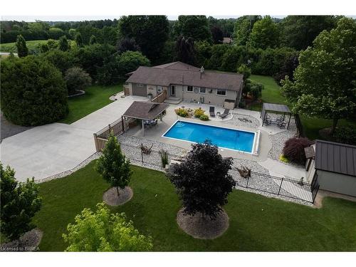 1409 Charlotteville Road 5 Road, Simcoe, ON - Outdoor With In Ground Pool With Backyard