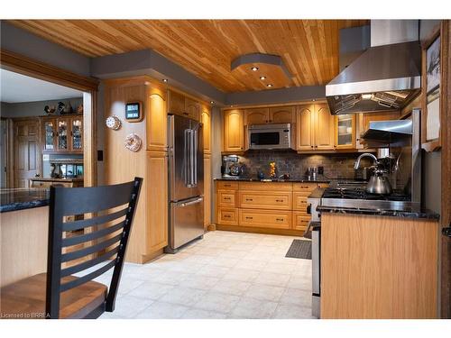 1409 Charlotteville Road 5 Road, Simcoe, ON - Indoor Photo Showing Kitchen