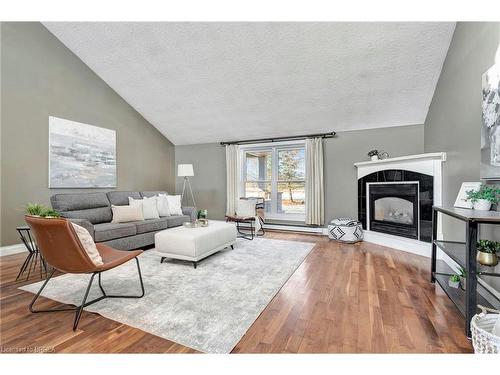 240 Johnson Road, Brantford, ON - Indoor Photo Showing Living Room With Fireplace
