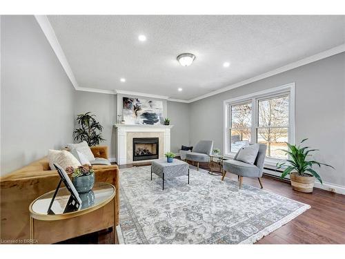240 Johnson Road, Brantford, ON - Indoor Photo Showing Living Room With Fireplace