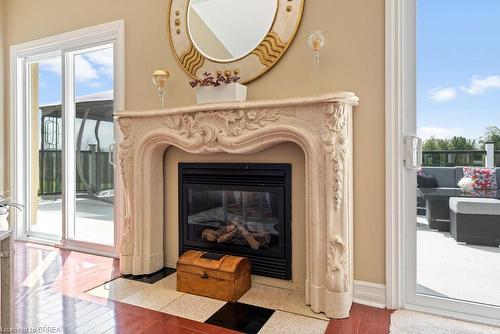 49 River Road, Brantford, ON - Indoor Photo Showing Living Room With Fireplace