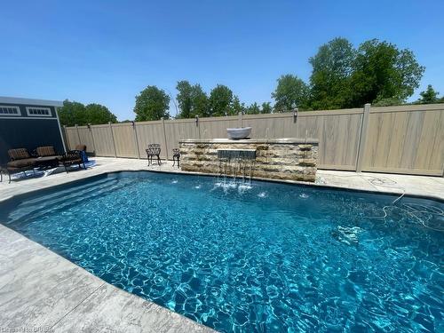 18 Harper Boulevard, Brantford, ON - Outdoor With In Ground Pool