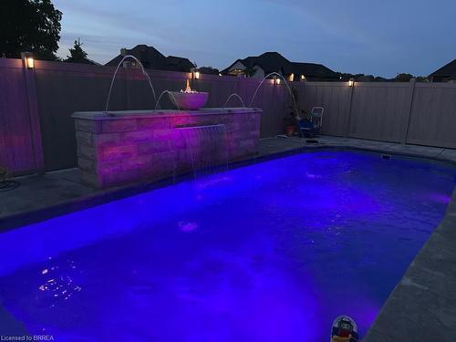 18 Harper Boulevard, Brantford, ON - Outdoor With In Ground Pool