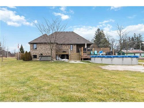 253 Middle Townline Road, Harley, ON - Outdoor With Above Ground Pool