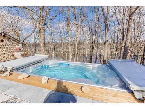 52 Grand River Street S, Paris, ON - Outdoor With In Ground Pool