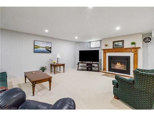 203 Memorial Drive, Brantford, ON - Indoor Photo Showing Other Room With Fireplace