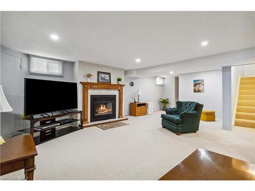 203 Memorial Drive, Brantford, ON - Indoor With Fireplace