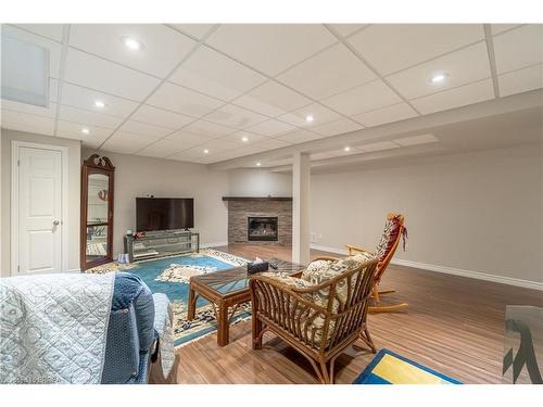 18 Huntingdale Drive, Kitchener, ON - Indoor With Fireplace