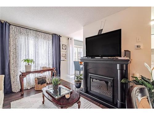 45 Townmansion Drive, Hamilton, ON - Indoor Photo Showing Living Room With Fireplace
