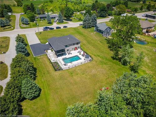 262 Brant County Highway 5, St. George, ON - Outdoor With In Ground Pool With View