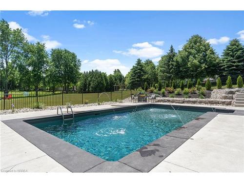 262 Brant County Highway 5, St. George, ON - Outdoor With In Ground Pool With Backyard