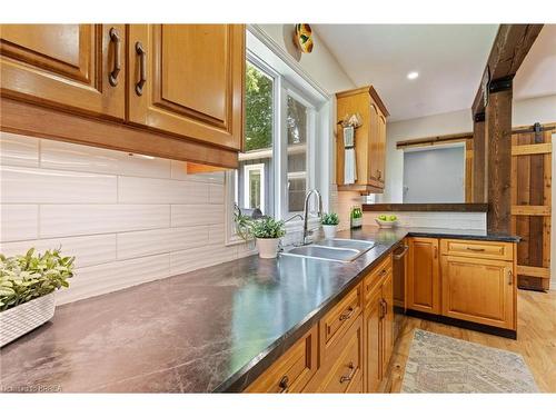 47 Burlington Street, Harrisburg, ON - Indoor Photo Showing Kitchen With Double Sink