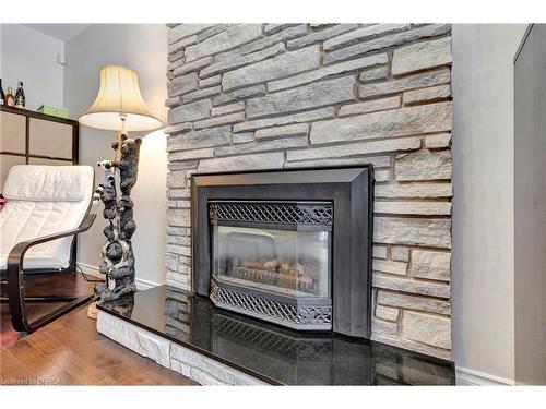 25 Sky Acres Drive, Brantford, ON - Indoor Photo Showing Living Room With Fireplace