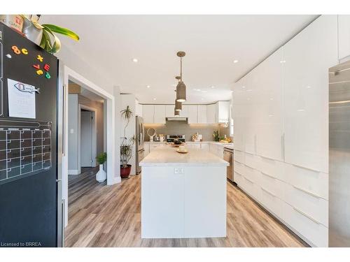 231 Parkside Drive, Waterdown, ON - Indoor Photo Showing Kitchen With Upgraded Kitchen