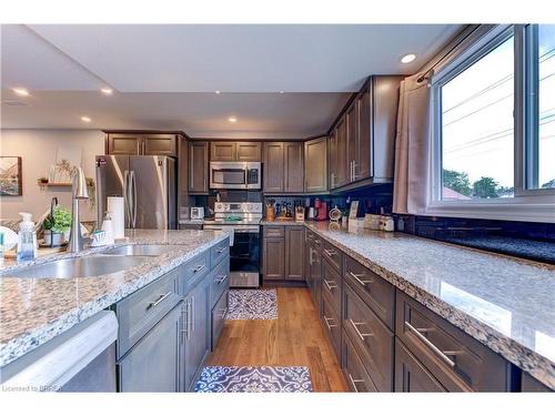 52 River Drive, Port Dover, ON - Indoor Photo Showing Kitchen With Double Sink