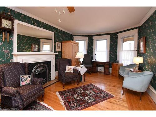 36 Banfield Street, Paris, ON - Indoor Photo Showing Living Room With Fireplace